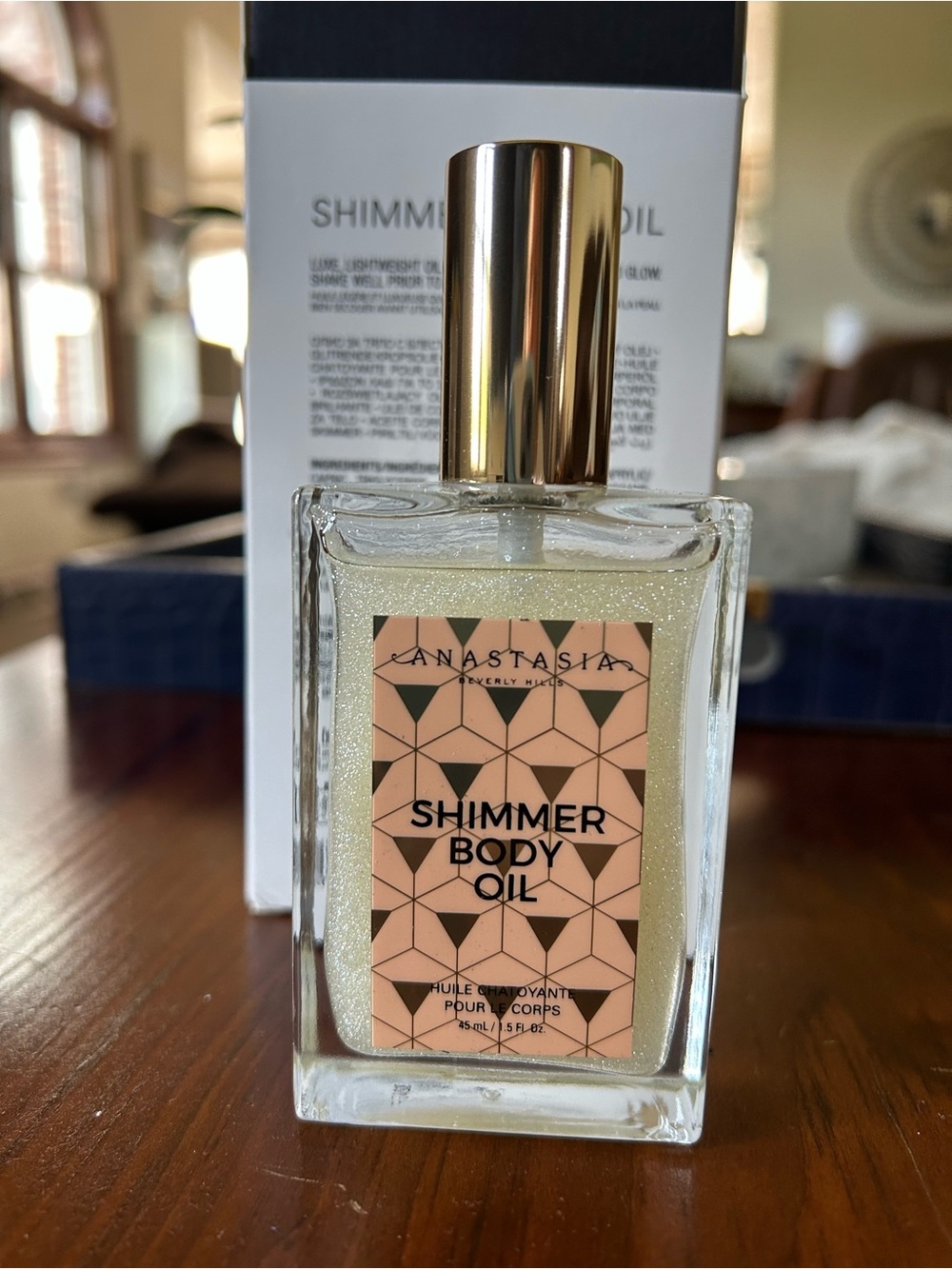 Anastasia Shimmer Body Oil - New in Box -White